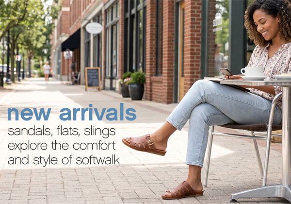 New Arrivals. Sandals, flats, slings and more - explore the comfort and style of SoftWalk.