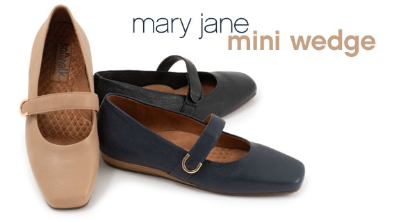 Mary Jane Mini Wedge