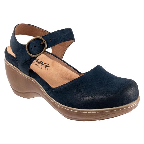 Mabelle Navy Suede